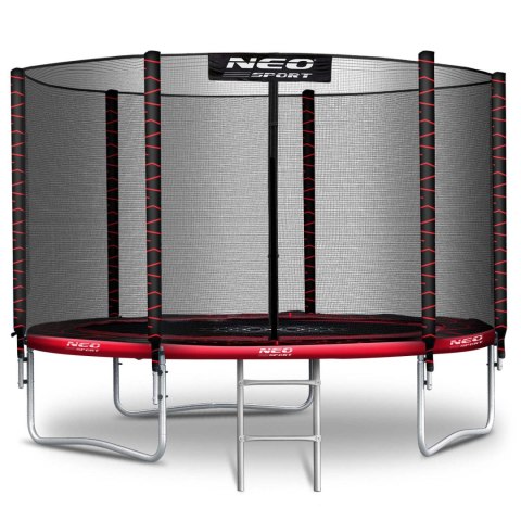 TRAMPOLINA OGRODOWA 10FT/312ĆM Z SIATKĄ ZEWNĘ TRZNĄ I DRABINKĄ NEO-SPORT TRAMPOLINA OGRODOWA 10FT/312ĆM Z SIATKĄ ZEWNĘ TRZNĄ I DRABINKĄ NEO-SPORT