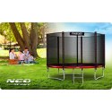 TRAMPOLINA OGRODOWA 10FT/312ĆM Z SIATKĄ ZEWNĘ TRZNĄ I DRABINKĄ NEO-SPORT