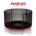 TRAMPOLINA OGRODOWA 10FT/312ĆM Z SIATKĄ ZEWNĘ TRZNĄ I DRABINKĄ NEO-SPORT