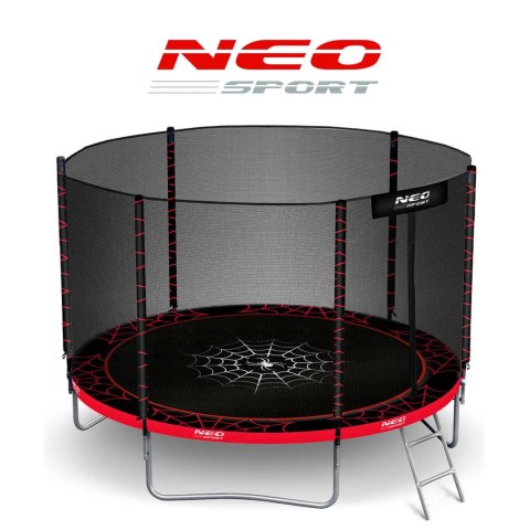 TRAMPOLINA OGRODOWA 10FT/312ĆM Z SIATKĄ ZEWNĘ TRZNĄ I DRABINKĄ NEO-SPORT TRAMPOLINA OGRODOWA 10FT/312ĆM Z SIATKĄ ZEWNĘ TRZNĄ I DRABINKĄ NEO-SPORT