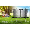TRAMPOLINA OGRODOWA 12FT/374ĆM Z SIATKĄ WEWNĘ TRZNĄ I DRABINKĄ NEO-SPORT