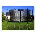 TRAMPOLINA OGRODOWA 12FT/374ĆM Z SIATKĄ WEWNĘ TRZNĄ I DRABINKĄ NEO-SPORT