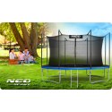 TRAMPOLINA OGRODOWA 12FT/374ĆM Z SIATKĄ WEWNĘ TRZNĄ I DRABINKĄ NEO-SPORT
