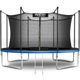 TRAMPOLINA OGRODOWA 13FT/404ĆM Z SIATKĄ WEWNĘ TRZNĄ I DRABINKĄ NEO-SPORT