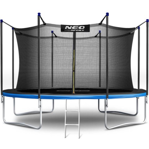 TRAMPOLINA OGRODOWA 13FT/404ĆM Z SIATKĄ WEWNĘ TRZNĄ I DRABINKĄ NEO-SPORT TRAMPOLINA OGRODOWA 13FT/404ĆM Z SIATKĄ WEWNĘ TRZNĄ I DRABINKĄ NEO-SPORT
