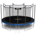TRAMPOLINA OGRODOWA 13FT/404ĆM Z SIATKĄ WEWNĘ TRZNĄ I DRABINKĄ NEO-SPORT
