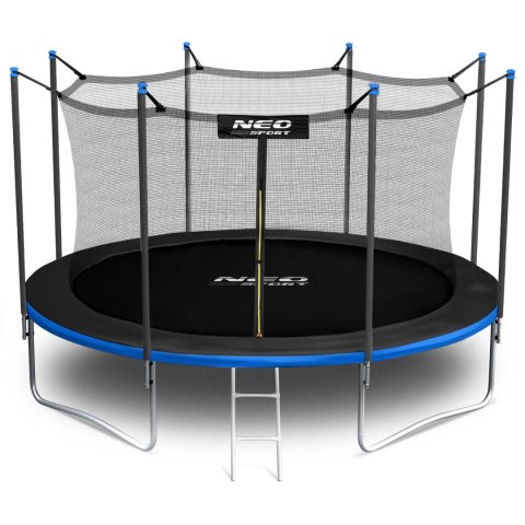 TRAMPOLINA OGRODOWA 13FT/404ĆM Z SIATKĄ WEWNĘ TRZNĄ I DRABINKĄ NEO-SPORT TRAMPOLINA OGRODOWA 13FT/404ĆM Z SIATKĄ WEWNĘ TRZNĄ I DRABINKĄ NEO-SPORT