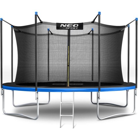 TRAMPOLINA OGRODOWA 13FT/404ĆM Z SIATKĄ WEWNĘ TRZNĄ I DRABINKĄ NEO-SPORT TRAMPOLINA OGRODOWA 13FT/404ĆM Z SIATKĄ WEWNĘ TRZNĄ I DRABINKĄ NEO-SPORT