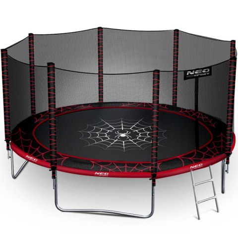 TRAMPOLINA OGRODOWA 13FT/404ĆM Z SIATKĄ ZEWNĘ TRZNĄ I DRABINKĄ NEO-SPORT TRAMPOLINA OGRODOWA 13FT/404ĆM Z SIATKĄ ZEWNĘ TRZNĄ I DRABINKĄ NEO-SPORT