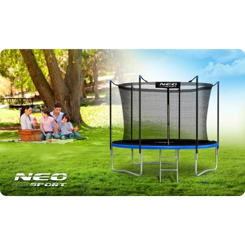 TRAMPOLINA OGRODOWA 6FT/183ĆM Z SIATKĄ WEWNĘ TRZNĄ I DRABINKĄ NEO-SPORT TRAMPOLINA OGRODOWA 6FT/183ĆM Z SIATKĄ WEWNĘ TRZNĄ I DRABINKĄ NEO-SPORT