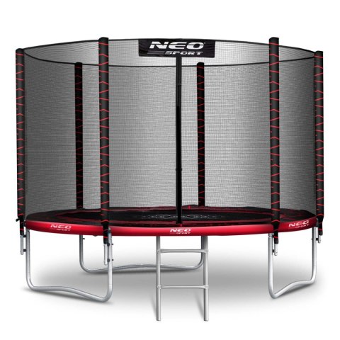 TRAMPOLINA OGRODOWA 6FT/183ĆM Z SIATKĄ ZEWNĘ TRZNĄ I DRABINKĄ NEO-SPORT TRAMPOLINA OGRODOWA 6FT/183ĆM Z SIATKĄ ZEWNĘ TRZNĄ I DRABINKĄ NEO-SPORT