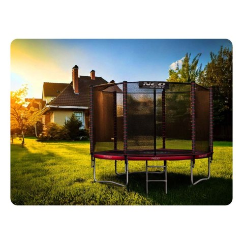 TRAMPOLINA OGRODOWA 6FT/183ĆM Z SIATKĄ ZEWNĘ TRZNĄ I DRABINKĄ NEO-SPORT TRAMPOLINA OGRODOWA 6FT/183ĆM Z SIATKĄ ZEWNĘ TRZNĄ I DRABINKĄ NEO-SPORT
