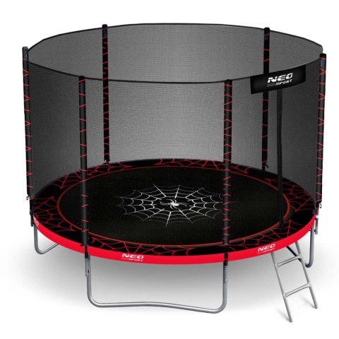 TRAMPOLINA OGRODOWA 6FT/183ĆM Z SIATKĄ ZEWNĘ TRZNĄ I DRABINKĄ NEO-SPORT TRAMPOLINA OGRODOWA 6FT/183ĆM Z SIATKĄ ZEWNĘ TRZNĄ I DRABINKĄ NEO-SPORT