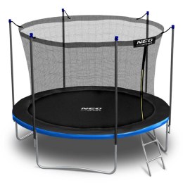 TRAMPOLINA OGRODOWA 8FT/252ĆM Z SIATKĄ WEWNĘ TRZNĄ I DRABINKĄ NEO-SPORT