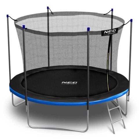 TRAMPOLINA OGRODOWA 8FT/252ĆM Z SIATKĄ WEWNĘ TRZNĄ I DRABINKĄ NEO-SPORT TRAMPOLINA OGRODOWA 8FT/252ĆM Z SIATKĄ WEWNĘ TRZNĄ I DRABINKĄ NEO-SPORT