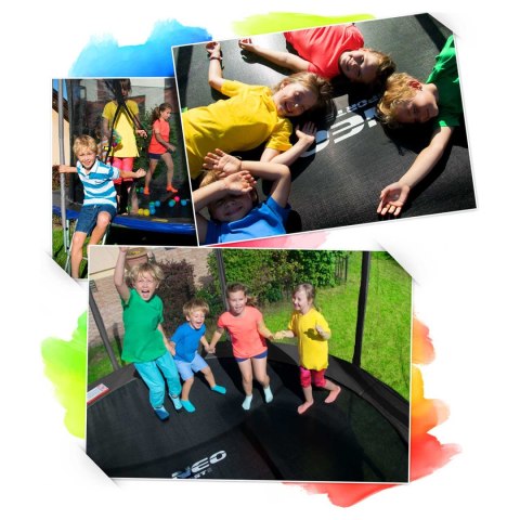 TRAMPOLINA OGRODOWA 8FT/252ĆM Z SIATKĄ WEWNĘ TRZNĄ I DRABINKĄ NEO-SPORT TRAMPOLINA OGRODOWA 8FT/252ĆM Z SIATKĄ WEWNĘ TRZNĄ I DRABINKĄ NEO-SPORT