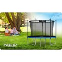TRAMPOLINA OGRODOWA 8FT/252ĆM Z SIATKĄ WEWNĘ TRZNĄ I DRABINKĄ NEO-SPORT