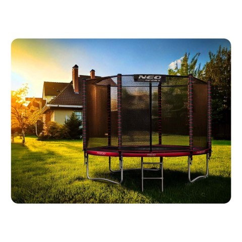 TRAMPOLINA OGRODOWA 8FT/252ĆM Z SIATKĄ ZEWNĘ TRZNĄ I DRABINKĄ NEO-SPORT TRAMPOLINA OGRODOWA 8FT/252ĆM Z SIATKĄ ZEWNĘ TRZNĄ I DRABINKĄ NEO-SPORT