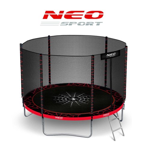 TRAMPOLINA OGRODOWA 8FT/252ĆM Z SIATKĄ ZEWNĘ TRZNĄ I DRABINKĄ NEO-SPORT TRAMPOLINA OGRODOWA 8FT/252ĆM Z SIATKĄ ZEWNĘ TRZNĄ I DRABINKĄ NEO-SPORT