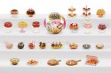 Akcesoria miniverse mak it mini foods cafe display 18 sztuk
