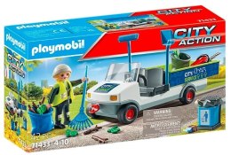 Zestaw z figurkami city action 71433 sprzątanie miasta samochodem elektryczny