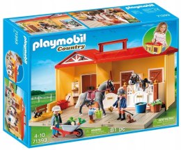 Zestaw z figurkami country 71393 nowa przenośna stajnia