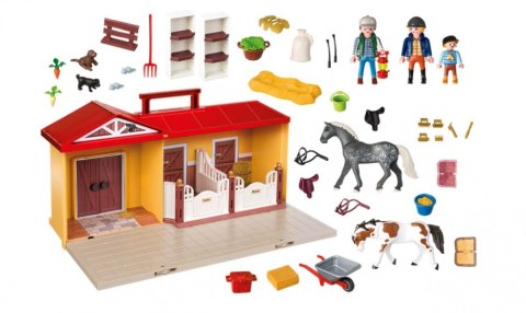 Zestaw z figurkami country 71393 nowa przenośna stajnia Zestaw z figurkami country 71393 nowa przenośna stajnia