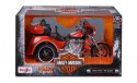 Model metalowy hd 2021 cvo tri glide pomarańcz 1/12