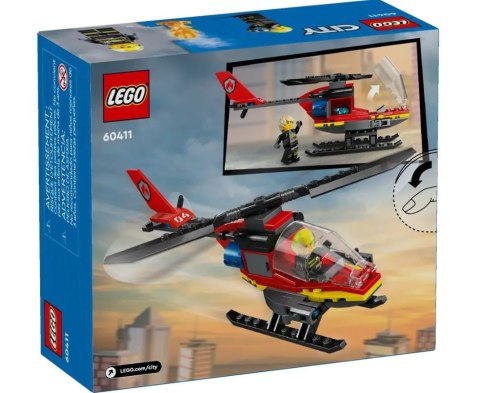 Klocki city 60411 strażacki helikopter ratunkowy Klocki city 60411 strażacki helikopter ratunkowy