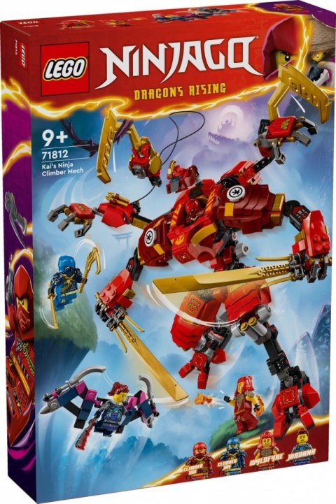 Klocki ninjago 71812 wspinaczkowy mech ninja kaia