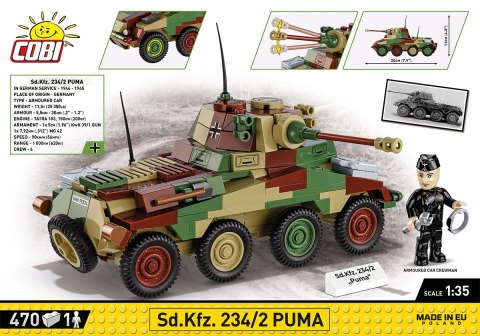 Klocki sd.kfz. 234/2 puma Klocki sd.kfz. 234/2 puma