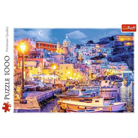 Puzzle 1000 elementów wyspa procida nocą włochy Puzzle 1000 elementów wyspa procida nocą włochy