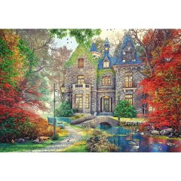 Puzzle 1500 elementów jesienny dworek