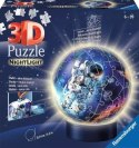 Puzzle 3d Świecąca kula astronauta