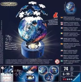Puzzle 3d Świecąca kula astronauta