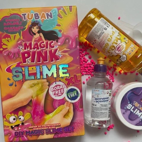 Zestaw slime diy magic pink xl Zestaw slime diy magic pink xl