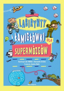 Książeczka labirynty i łamigłówki dla supermózgów