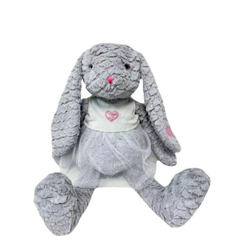 Maskotka króliczka rózia 32 cm szara Maskotka króliczka rózia 32 cm szara