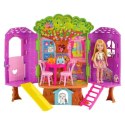 Lalka barbie chelsea domek na drzewie + akcesoria