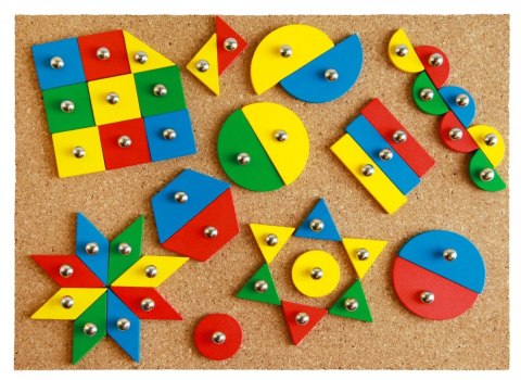 Przybijanka - zestaw figury geometryczne Przybijanka - zestaw figury geometryczne