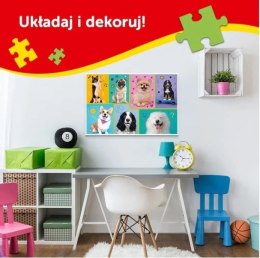 Puzzle 100 elementów glitter brokatowa gabi gabby's dollhouse