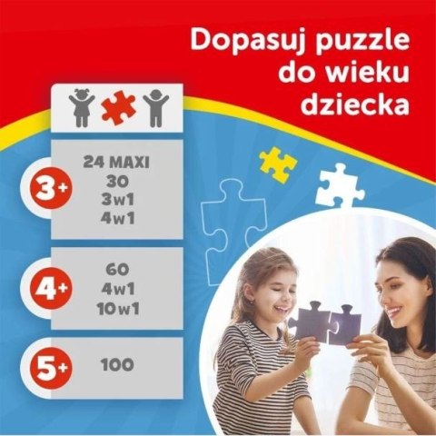 Puzzle 100 elementów glitter brokatowa gabi gabby's dollhouse Puzzle 100 elementów glitter brokatowa gabi gabby's dollhouse