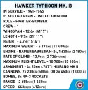 Klocki hawker typhoon mk.1b