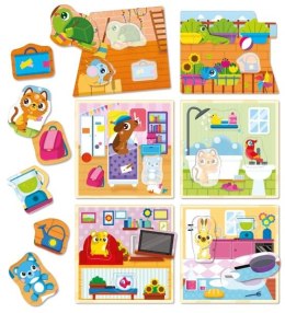 Gra edukacyjna montessori baby house