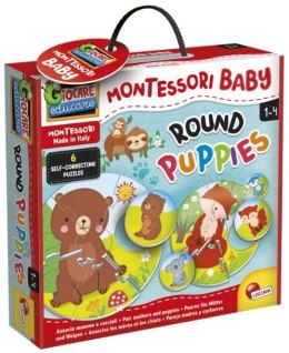 Gra logiczna montessori - okrągłe puzzle