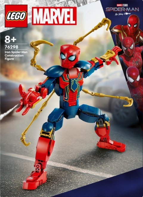 Klocki super heroes 76298 figurka iron spider-mana Klocki super heroes 76298 figurka iron spider-mana