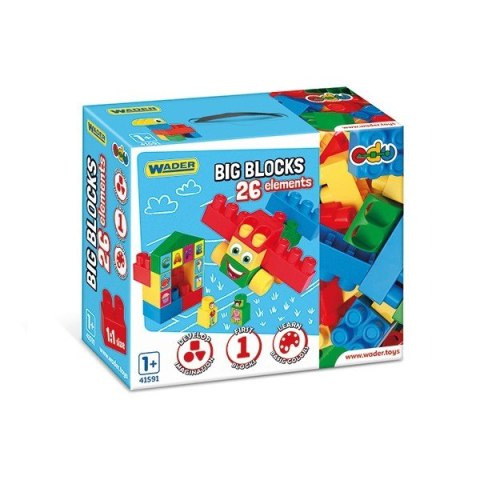 Klocki big blocks 26 elementów Klocki big blocks 26 elementów