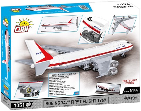 Klocki boeing 747 first flight 1969 Klocki boeing 747 first flight 1969