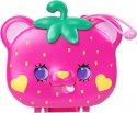 Zestaw figurek polly pocket truskawkowy miś zestaw kompaktowy