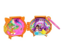 Zestaw z figurkami polly pocket lalka + szop
